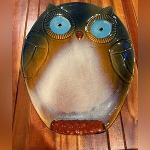 Gibson Owl Ceramic Plate